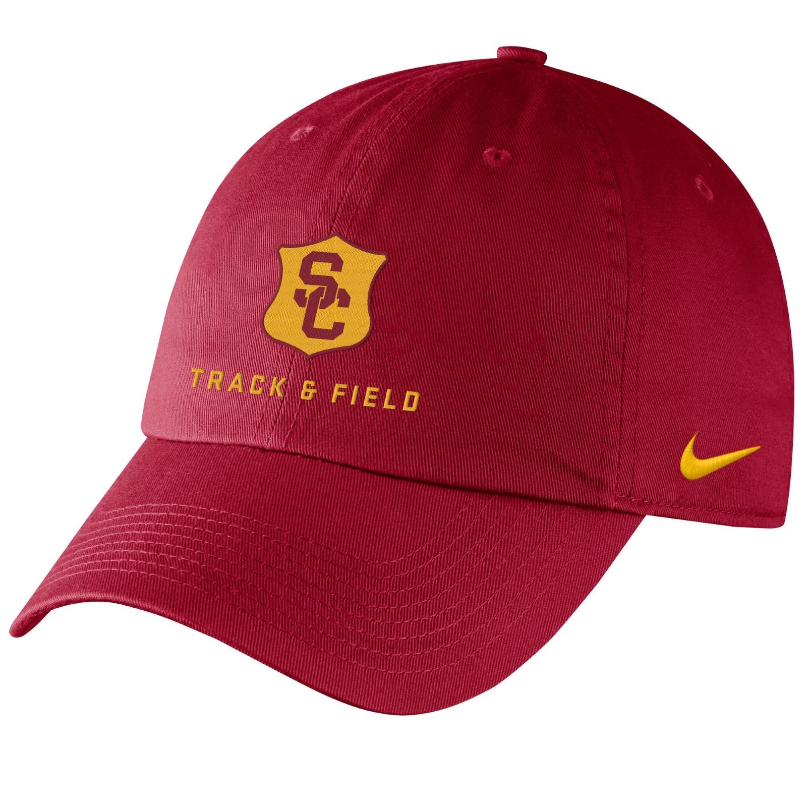 USC Trojans Nike Cardinal SC Interlock Track Field Campus Hat USC Bookstores